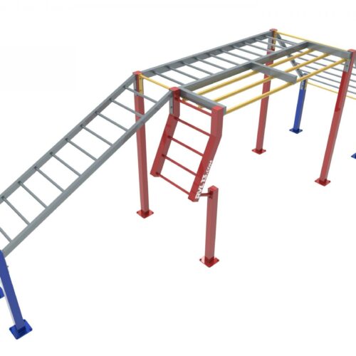 Calisthenicstoestel Monkey Dome RVL13 4 Perfect voor openbare sportparken, scholen en revalidatieomgevingen.